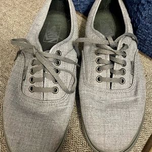 Grey vans men’s 8.5